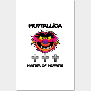 Muptallica muster of Muppets Posters and Art